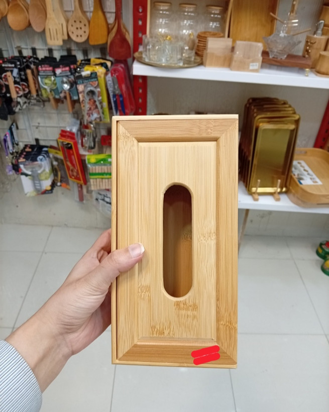 جعبه دستمال کاغذی مدل بامبو