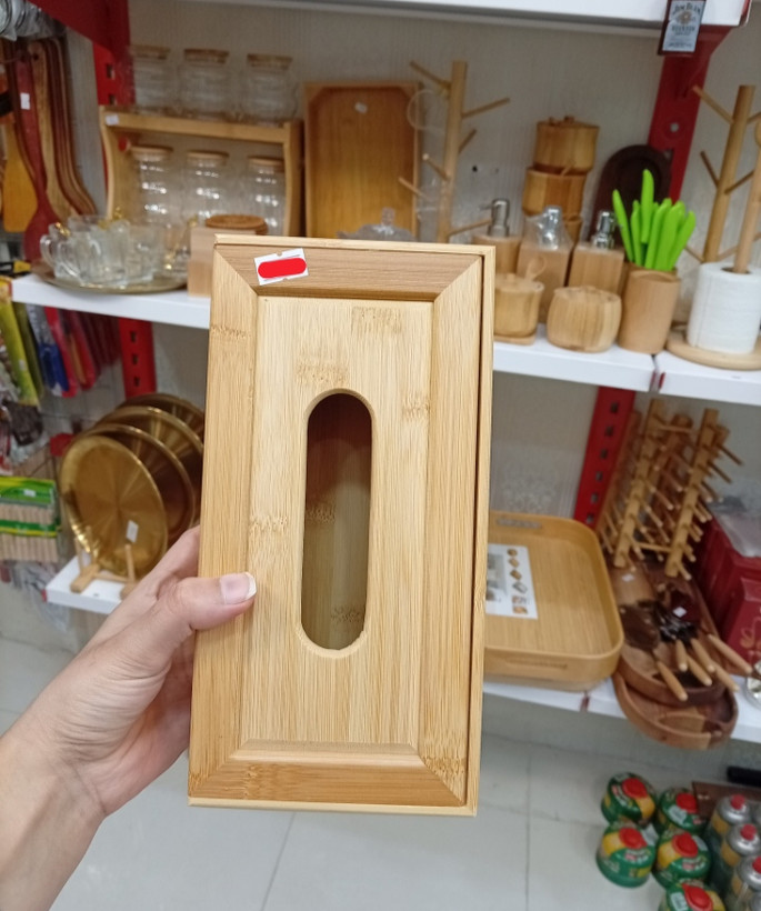 جعبه دستمال کاغذی مدل بامبو