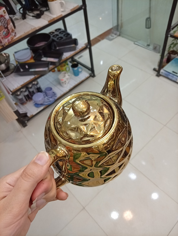 قوری مدل مشبک کد 11103xc گنجایش 800 میلی لیتر