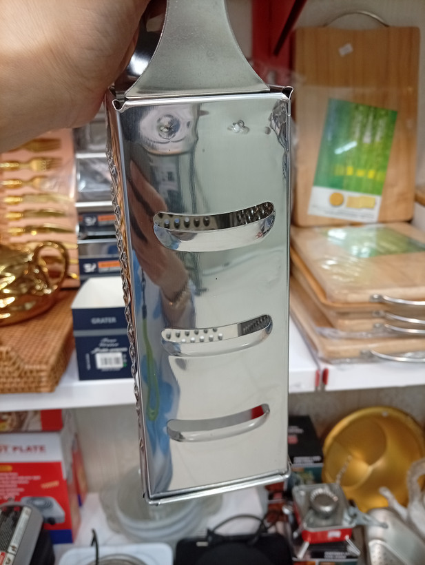 رنده چندکاره استیل برند شنگیا /رنده مکعبی شکل/رنده استیل چهارگوش/رنده تمام استیل 4گوش
