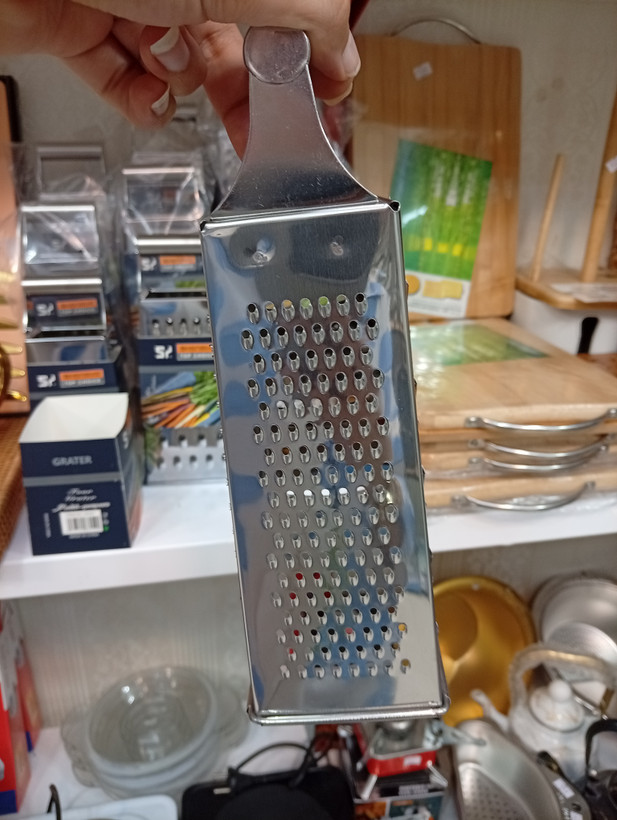 رنده چندکاره استیل برند شنگیا /رنده مکعبی شکل/رنده استیل چهارگوش/رنده تمام استیل 4گوش