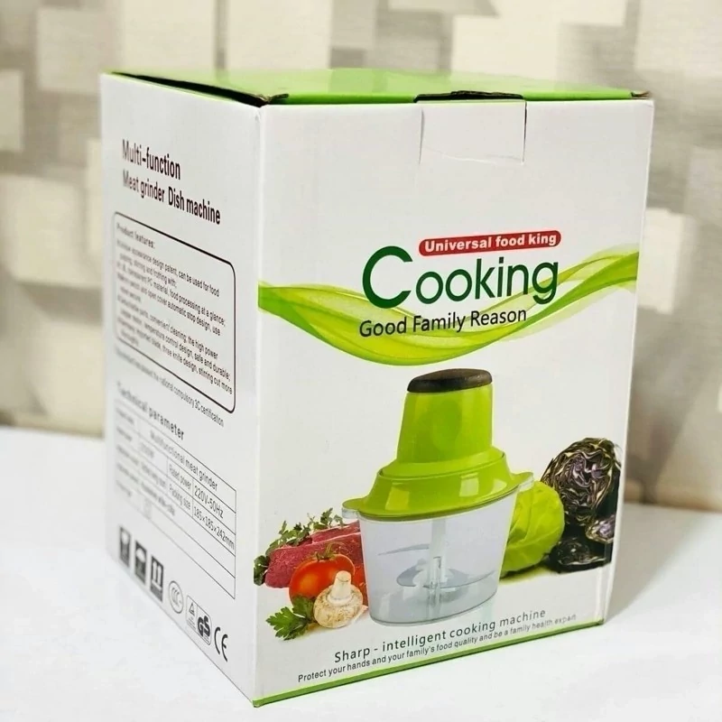 خردکن( غذاساز) کوکینگ 4تیغ استیل با تیغه 2 تیغ یدک