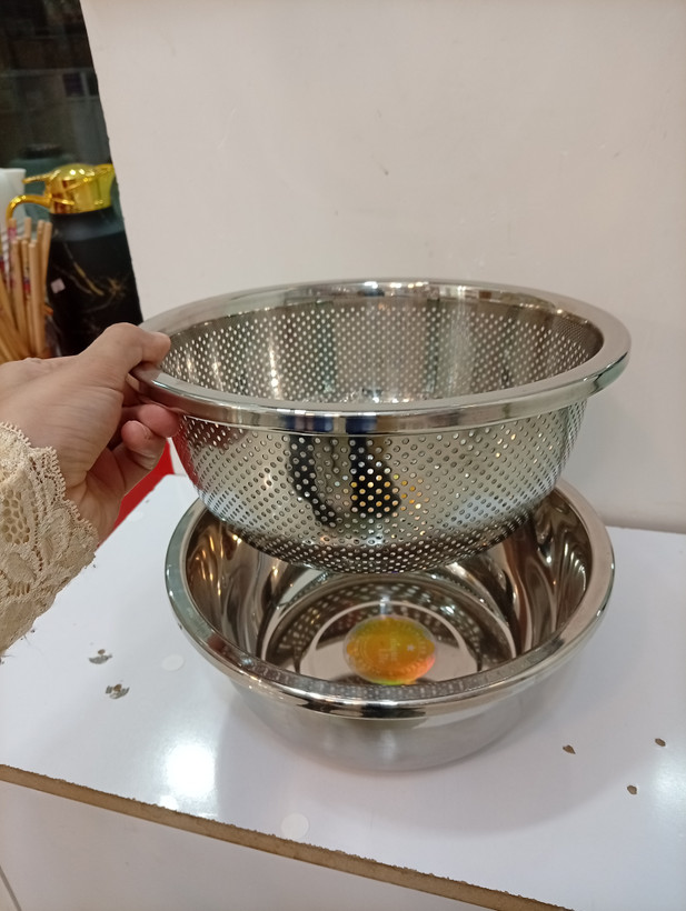آبکش و لگن سایز۲۴ برند یونیک لایف